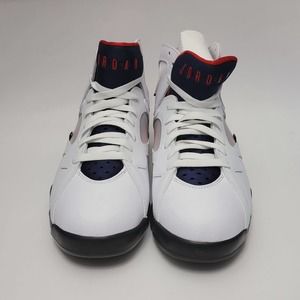 Nike Air Jordan 7 Retro Paris PSG Shoes White Sneakers Men's 9.5 CZ0789-105 11W
